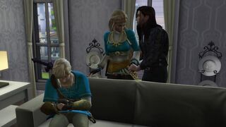 Zelda Fucks behind Link's back - 7 image