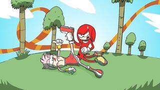 Amy X Knuckles! A Sonic The Hedgehog Cartoon - 2 image