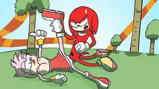 Amy X Knuckles! A Sonic The Hedgehog Cartoon - 7 image