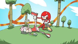 Amy X Knuckles! A Sonic The Hedgehog Cartoon - 8 image