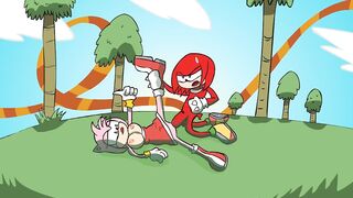 Amy X Knuckles! A Sonic The Hedgehog Cartoon - 9 image