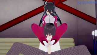 Manhattan Cafe and I have intense sex in the warehouse. - Uma Musume Pretty Derby Hentai - 2 image