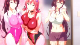 Hentai / checked into a student dormitory with horny gymnasts girls