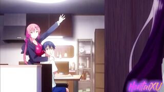 Hentai / checked into a student dormitory with horny gymnasts girls - 4 image