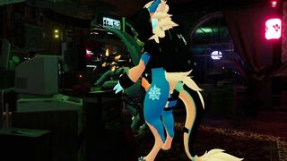 Wicker Beast gets bent over desk and Cums 6 times then collapses - 2 image