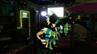 Wicker Beast gets bent over desk and Cums 6 times then collapses - 4 image