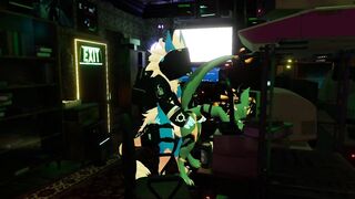 Wicker Beast gets bent over desk and Cums 6 times then collapses - 5 image