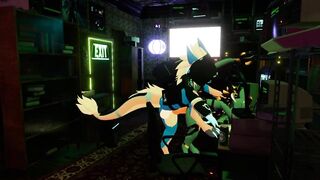 Wicker Beast gets bent over desk and Cums 6 times then collapses - 6 image