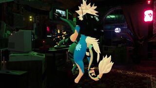 Wicker Beast gets bent over desk and Cums 6 times then collapses - 8 image