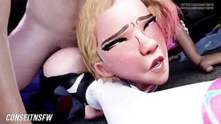 Fortnite - Spider-Gwen Prone Bone Fuck (Animation with Sound) - 8 image