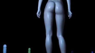 A girl Testing Dildos : 3D Porn - 7 image