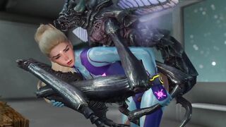Zero Suit Samus Defeated: 3D Sex Animation - Skyrim - 4 image