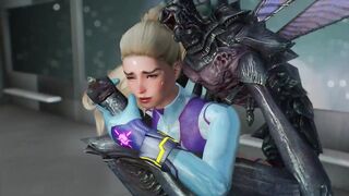 Zero Suit Samus Defeated: 3D Sex Animation - Skyrim - 5 image