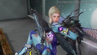 Zero Suit Samus Defeated: 3D Sex Animation - Skyrim - 6 image