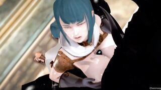 3D Hentai 26 Demon King and Warrior - 5 image