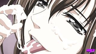 Hirohashi tells him that his face looks just like the beloved stepbrother she lost, then rubs her clit against his cock - 7 image