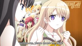 Hot Teens Fighting for One Lucky Guy - Hentai with Subtitles - 2 image