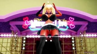 [MMD] R-18 Tanning Saya-chan fascinante baile de c - 2 image