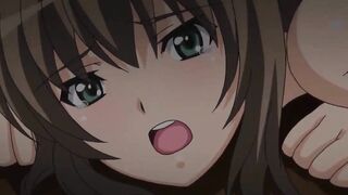 Sexy Brunette Play A Game In Threesome [ Hentai Part 2 ] - 7 image