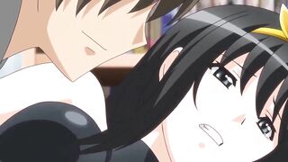 Sexy Brunette Play A Game In Threesome [ Hentai Part 2 ] - 9 image