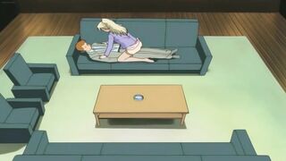 Cute hentai blonde enjoys gentle sex - 10 image