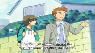 Cute hentai blonde enjoys gentle sex