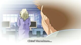 Cute hentai blonde enjoys gentle sex - 4 image