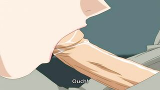 Cute hentai blonde enjoys gentle sex - 9 image