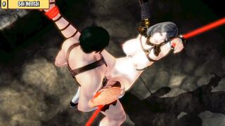 Hentai 3D - 2 Gladiator fuck hard in SM room. - 9 image