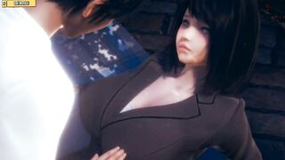 3D Hentai - Big tits teacher with her student