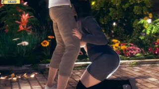 3D Hentai - Big tits teacher with her student - 8 image