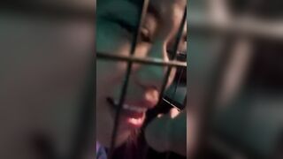 Public Japanese slut locked up in cage my pet - 8 image