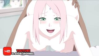 SAKURA HARUNO ES COGIDA POR EL CULO MUY DURO ROLEPLAY BLACKED