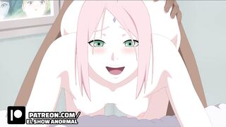 SAKURA HARUNO ES COGIDA POR EL CULO MUY DURO ROLEPLAY BLACKED - 7 image