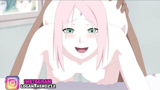 SAKURA HARUNO ES COGIDA POR EL CULO MUY DURO ROLEPLAY BLACKED - 8 image