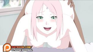 SAKURA HARUNO ES COGIDA POR EL CULO MUY DURO ROLEPLAY BLACKED - 9 image
