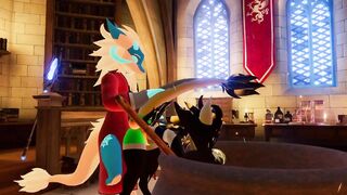 Little Wicker gets bent over cauldron and railed - 5 image