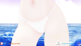MMD R18 Aqua Konosuba Sexy Walk - 10 image