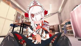 Bennett takes Noelle to the cleaning room so he can fuck her hard Genshin Impact Hentai Uncensored - 2 image