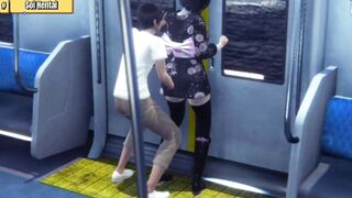 Hentai 3D - Public sex on train - 5 image