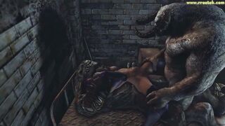 Massive Monsters and Depraved Creatures shagging 3D girls Rrostek Compilation - 3 image