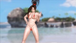 Mai Shiranui in a Micro Bikini DOAX3 - 6 image