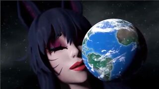 Giantess Ahri [Vore, Growth, Insertion] - 10 image