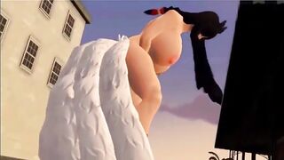 Giantess Ahri [Vore, Growth, Insertion] - 3 image