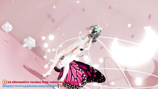 MIKU X INSECT HENTAI SEX DANCE MMD CREAMPIE UNDRESS DANCE SOFT GREEN HAIR COLOR EDIT SMIXIX - 10 image