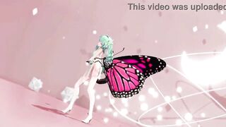 MIKU X INSECT HENTAI SEX DANCE MMD CREAMPIE UNDRESS DANCE SOFT GREEN HAIR COLOR EDIT SMIXIX - 4 image