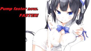Hestia Anime Edging JOI - 3 image