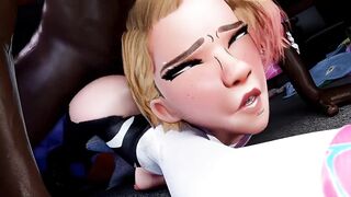 Fortnite Spider-Gwen Likes Her Dicks Strong Blacked - 6 image