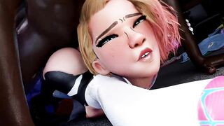 Fortnite Spider-Gwen Likes Her Dicks Strong Blacked - 9 image