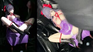 Bukkake sperm on a beautiful woman in kimono figure - 6 image